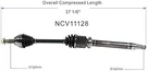 Gsp NCV11128 Axle Shaft Assembly Ford Focus (front Right). Fixed Price $30.00.
