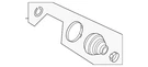 Genuine Volkswagen Inner Boot 1KM-498-201-B. Fixed Price $66.65.
