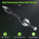 Front Left Cv Axle Shaft Assembly 2009-2011 Ford Taurus 2009-16 Lincoln Mks. Fixed Price $68.00.