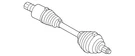 Genuine Audi Axle Assembly 5N0-407-761-M. Fixed Price $582.60.