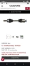 Front Right Cv Axle Shaft For 2012-2015 Acura Ilx Honda Civic L4 2.4L Manual. Fixed Price $50.00.