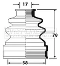 Drive Shaft Bellow Kit Fits Honda Cr-v First Line FCB2382. Fixed Price $19.32.