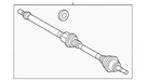 Genuine Ford Axle Assembly FV6Z-3B436-R. Fixed Price $175.50.