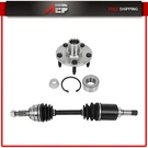 Awd Ford Edge Lincoln Mkx 1 Front Left Cv Axle Shaft & Wheel Bearing Hub. Fixed Price $87.21.