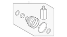Genuine Kia Inner Cv Joint Boot 495L5-M7200. Fixed Price $387.97.