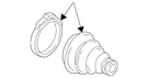 Genuine Ford Cv Joint Boot Kit E6DZ-3A331-H. Fixed Price $15.26.
