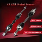 2X Front Left Right Cv Axle Shaft Assembly For Nissan Murano 3.5L 2015-2018. Fixed Price $172.99.