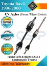 Gsp Oem Front Cv Axles For 1996-2000 Toyota RAV4 2.0L 2WD Automatic Trans.. Fixed Price $182.66.