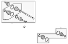Genuine Ford Shaft Front Axle EJ7Z-3B437-B. Fixed Price $193.05.