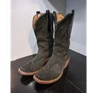Rios Of Mercedes Sueded Black Ostrich Western Cowboy Boots Men's Us 10B. Fixed Price $250.00.