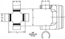 Drive Axle Shaft Universal Joint-fsgr Dana Spicer 5-3226X. Fixed Price $54.32.