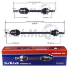 Surtrack Pair Set Of 2 Front Cv Axle Shafts For Nova Prizm Corolla. Fixed Price $138.95.