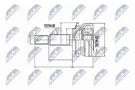 Drive Shaft Joint Kit Front Left Right For Subaru Toyota 05-16 43460-59415. Fixed Price $31.83.
