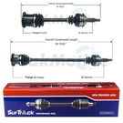 Surtrack Pair Set Of 2 Front Cv Axle Shafts For Toyota Corolla. Fixed Price $162.95.