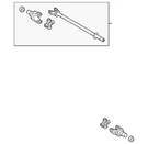 Genuine Ford Drive Axle Shaft FC3Z-3219-B. Fixed Price $444.13.
