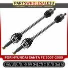 2X Rear Left & Right Cv Axle Shaft Assembly For Hyundai Santa Fe 2007-2009 Awd. Fixed Price $166.16.