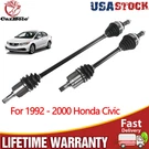Cv Axle Shafts For 1992 - 2000 Honda Civic Pair Front Left + Right. Fixed Price $113.95.