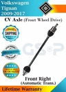 Gsp Oem Front Right Cv Axle For 2009-2017 Volkswagen Tiguan 2WD Automatic Trans.. Fixed Price $157.00.
