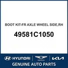 2015-2019 Hyundai Sonata Boot Kit-front Axle Wheel Side Oem New 49581C1050. Fixed Price $84.40.
