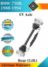 New Oe Rear Cv Axle For 1988-1994 Bmw 750IL 5.0L Lifetime Warranty. Fixed Price $171.07.