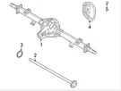 Ford E-350 Rear Axel Left Drw. Fixed Price $180.00.