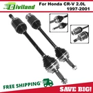 Cv Axle Shaft Front Left & Right Set For Honda Cr-v Manual Trans 2.0L 1997-2001. Fixed Price $124.99.