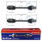 Surtrack Pair Set Of 2 Rear Cv Axle Shafts For Subaru Dl GL-10 Loyale Rx Xt 1.8L. Fixed Price $139.95.