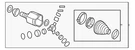 Genuine Gm F (s)joint Kit 42697386. Fixed Price $127.11.