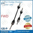 Oe Front Pair Cv Axle For 1991-1994 Dodge Shadow Chrysler Lebaron 2.5L L4 Fwd. Fixed Price $240.49.