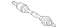 Genuine Mazda Axle Assembly FTH1-25-60X. Fixed Price $417.80.