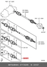 Genuine Oe Boot Kit Rear Axle Joint 3717A049 For Mitsubishi 3717-A049. Fixed Price $68.97.