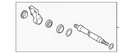 Genuine Mazda Shaft GG48-25-700C. Fixed Price $253.94.