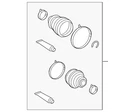Genuine Toyota Boot Kit 04438-08060. Fixed Price $57.40.