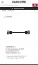 Cv Axle Shaft-std Trans Rear-left/right Cardone 66-7077. Fixed Price $118.99.