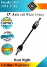 New Oe Rear Left Cv Axle For 2011-2012 Mazda CX-7 Awd Lifetime Warranty. Fixed Price $177.46.