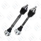 Oe Front Left & Right Cv Axle Shaft Set For 2008-18 Audi Tts Quattro 2.0L Awd. Fixed Price $282.04.