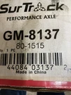 Surtrack GM-8137 Cv Axle Shaft. Fixed Price $60.00.