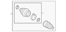 Genuine Audi Outer Joint Assembly 8W0-498-099-D. Fixed Price $731.49.