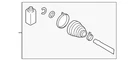 Genuine Mitsubishi Boot Kit 39294W220P. Fixed Price $132.36.